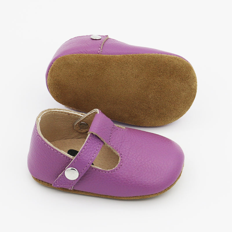 Purple t bar shoes on sale